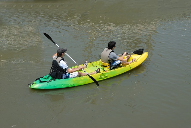 image of kayakers on lake