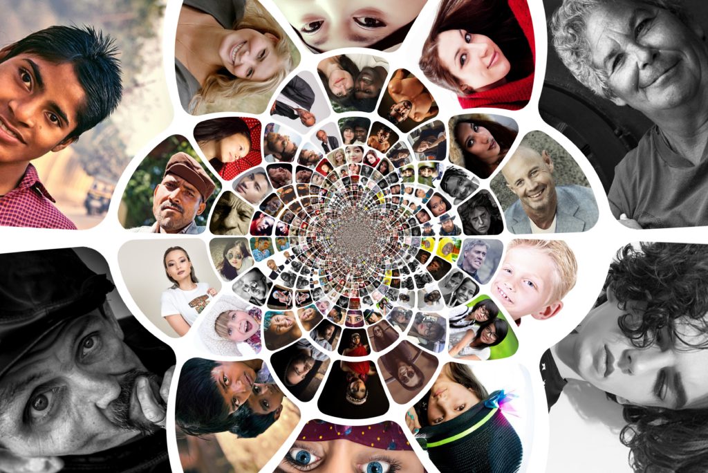 Oxford/Orion Community Links main image of kaleidoscope of faces